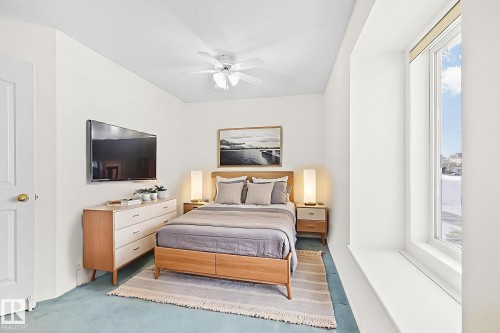 Virtually staged. - 2 Creekside Way, Spruce Grove, AB - Indoor Photo Showing Bedroom