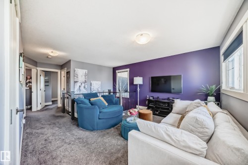 3411 8 Street, Edmonton, AB - Indoor Photo Showing Living Room