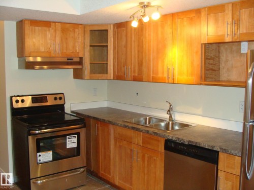12124 122 Street, Edmonton, AB - Indoor Photo Showing Kitchen With Double Sink