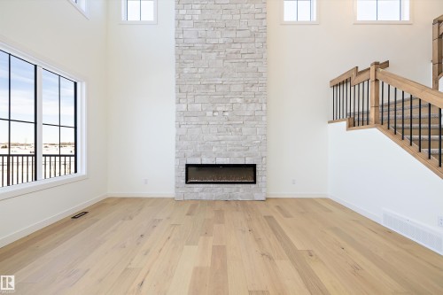 90 Chelles Wynd, St. Albert, AB - Indoor With Fireplace