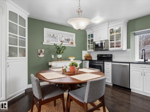 6408 84 Street, Edmonton, AB - Indoor Photo Showing Dining Room