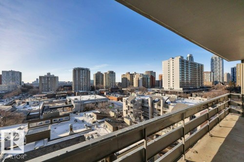 808 10160 116 Street, Edmonton, AB - Outdoor With Balcony With View