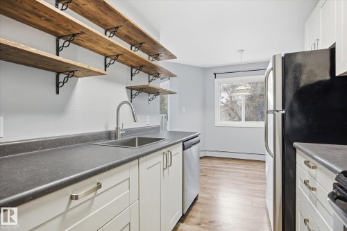 308 5730 Riverbend Road, Edmonton, AB - Indoor Photo Showing Kitchen