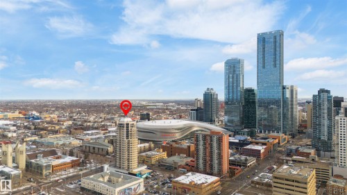 1901 10388 105 Street, Edmonton, AB - Outdoor With View