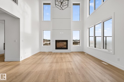 4005 40 Ave, Beaumont, AB - Indoor With Fireplace