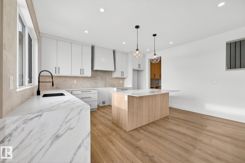 4005 40 Ave, Beaumont, AB - Indoor Photo Showing Kitchen With Upgraded Kitchen