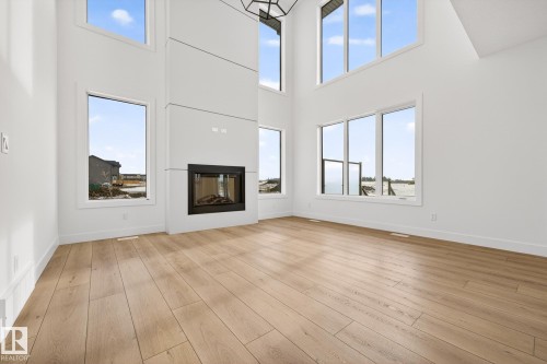 4005 40 Ave, Beaumont, AB - Indoor With Fireplace