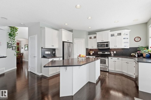 766 Hardy Point(E), Edmonton, AB - Indoor Photo Showing Kitchen With Upgraded Kitchen