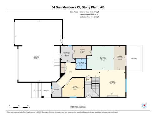 View of home floor plan - 34 Sun Meadows Cl, Stony Plain, AB - Other