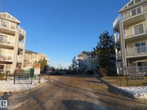 View of asphalt street - 314 4403 23 Street, Edmonton, AB - Outdoor With Balcony