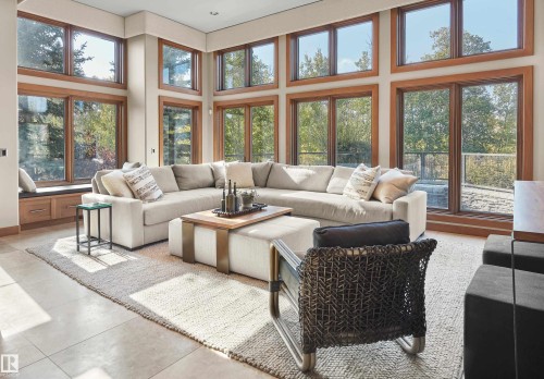 56 Windermere Drive, Edmonton, AB - Indoor Photo Showing Living Room