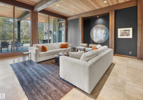 56 Windermere Drive, Edmonton, AB - Indoor Photo Showing Living Room