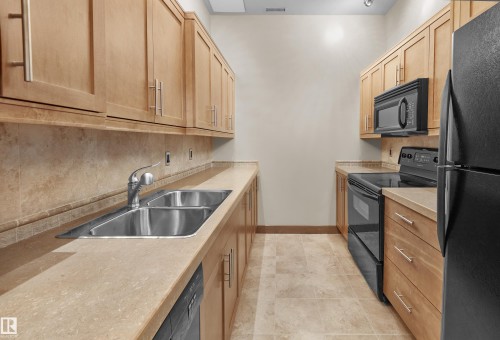 56 Windermere Drive, Edmonton, AB - Indoor Photo Showing Kitchen With Double Sink