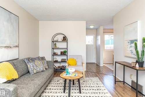 8660 27 Avenue, Edmonton, AB - Indoor Photo Showing Living Room