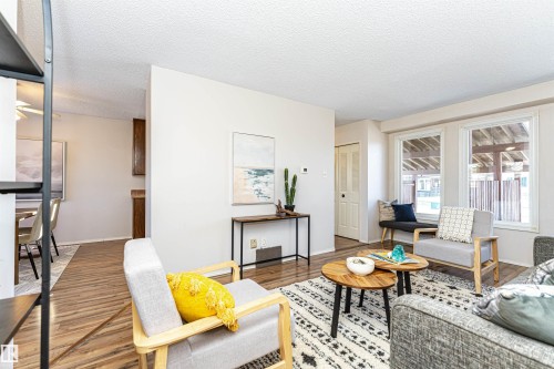 8660 27 Avenue, Edmonton, AB - Indoor Photo Showing Living Room
