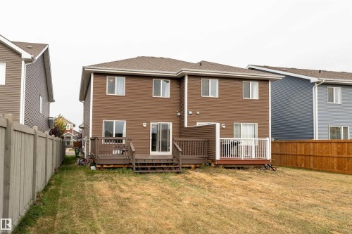 521 Ebbers Way, Edmonton, AB - Outdoor With Deck Patio Veranda With Exterior