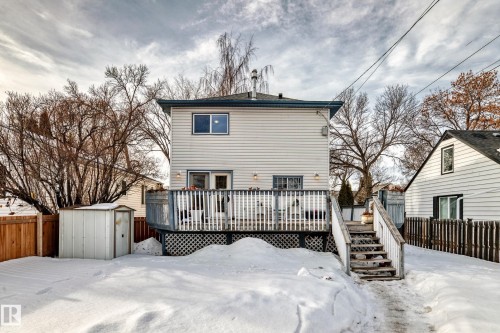 11415 71 Street, Edmonton, AB - Outdoor With Deck Patio Veranda