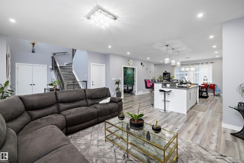 4223 Veterans Way, Edmonton, AB - Indoor Photo Showing Living Room
