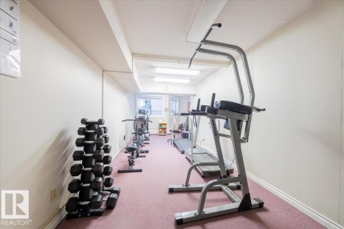 111 10935 21 Avenue, Edmonton, AB - Indoor Photo Showing Gym Room