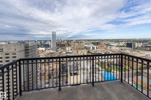 2506 10180 104 Street, Edmonton, AB - Outdoor With Balcony With View