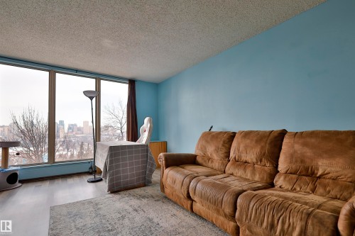 401 10149 Saskatchewan Drive, Edmonton, AB - Indoor Photo Showing Living Room