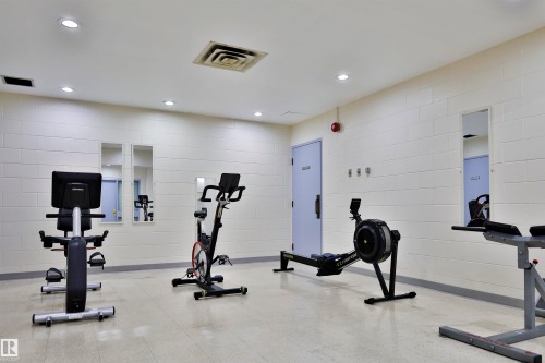 401 10149 Saskatchewan Drive, Edmonton, AB - Indoor Photo Showing Gym Room