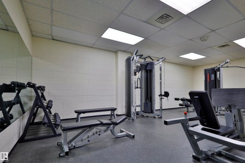 401 10149 Saskatchewan Drive, Edmonton, AB - Indoor Photo Showing Gym Room