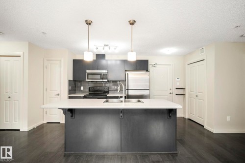 112 340 Windermere Road, Edmonton, AB - Indoor Photo Showing Kitchen With Stainless Steel Kitchen With Upgraded Kitchen