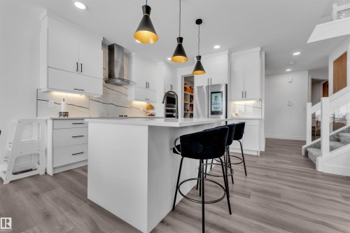 21024 128 Avenue, Edmonton, AB - Indoor Photo Showing Kitchen With Upgraded Kitchen