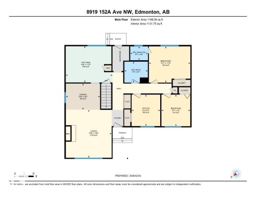 View of home floor plan - 8919 152A Avenue, Edmonton, AB - Other
