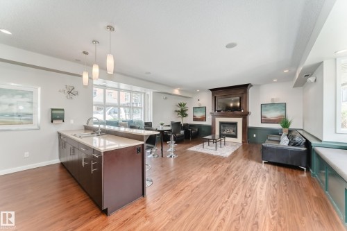 55 655 Watt Boulevard, Edmonton, AB - Indoor With Fireplace