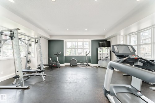 55 655 Watt Boulevard, Edmonton, AB - Indoor Photo Showing Gym Room