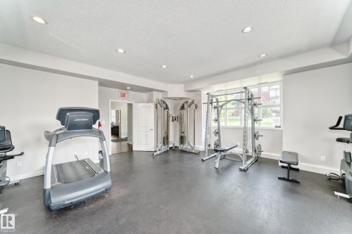 55 655 Watt Boulevard, Edmonton, AB - Indoor Photo Showing Gym Room