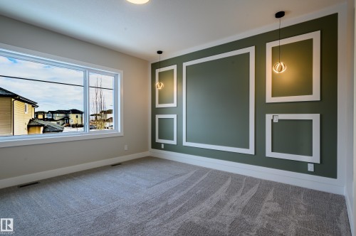 Carpeted empty room featuring baseboards - 16 Middleton Close, Leduc, AB - Indoor Photo Showing Other Room