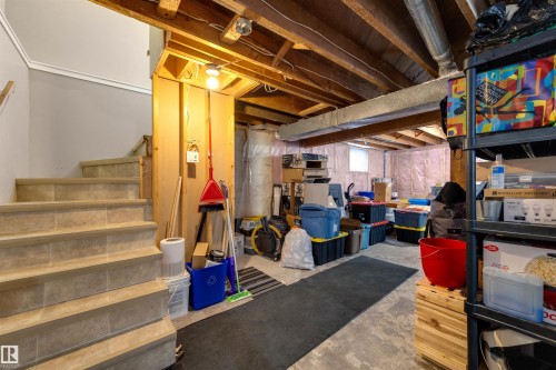 11822 125 Street, Edmonton, AB - Indoor Photo Showing Basement