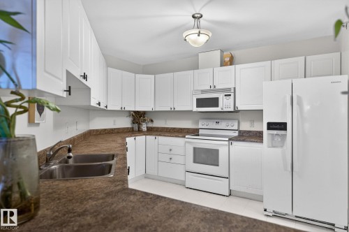 404 11207 116 Street, Edmonton, AB - Indoor Photo Showing Kitchen With Double Sink