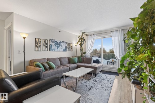 404 11207 116 Street, Edmonton, AB - Indoor Photo Showing Living Room