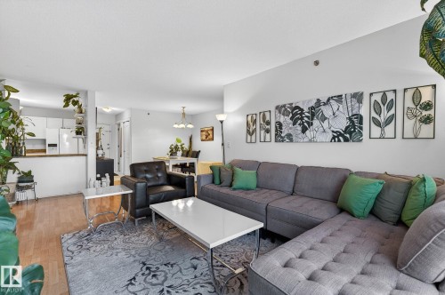 404 11207 116 Street, Edmonton, AB - Indoor Photo Showing Living Room