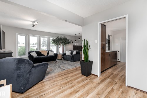 15007 115 Street, Edmonton, AB - Indoor Photo Showing Living Room
