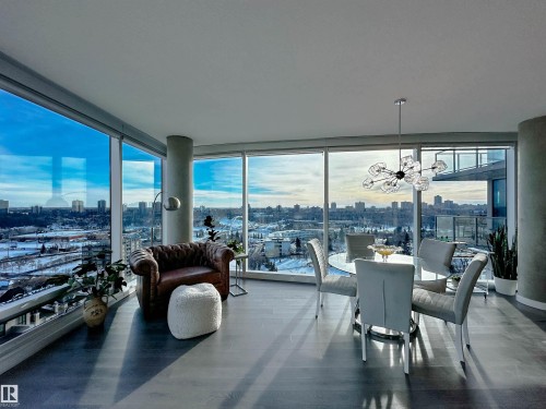 1804 9720 106 Street, Edmonton, AB - Indoor Photo Showing Living Room