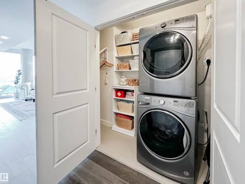 1804 9720 106 Street, Edmonton, AB - Indoor Photo Showing Laundry Room