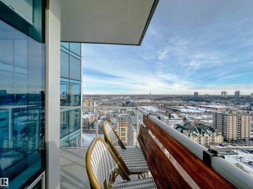 1804 9720 106 Street, Edmonton, AB - Outdoor With Balcony With View