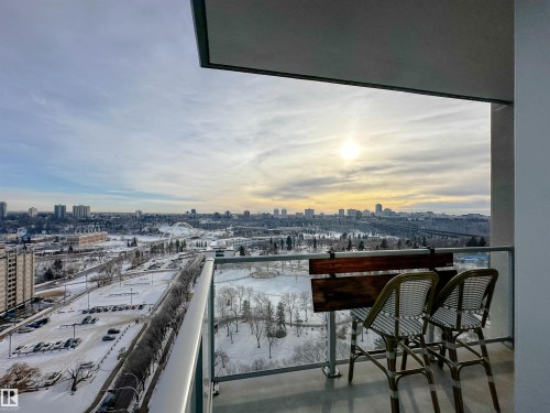 1804 9720 106 Street, Edmonton, AB - Outdoor With Balcony With View