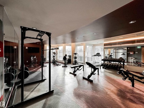 1804 9720 106 Street, Edmonton, AB - Indoor Photo Showing Gym Room