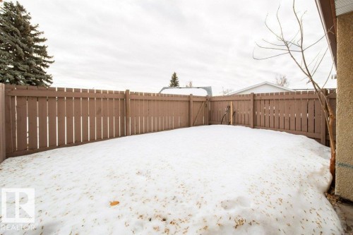 View of fenced backyard - 13833 24 Street, Edmonton, AB - Outdoor