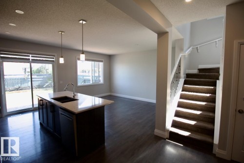 Upper 1929 Davidson Wynd, Edmonton, AB - Indoor Photo Showing Kitchen With Double Sink