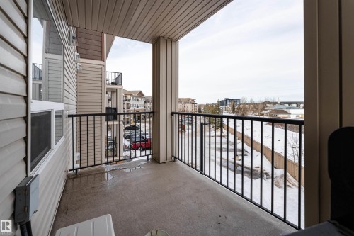 View of balcony - 325 1520 Hammond Gate, Edmonton, AB - Outdoor With Balcony With Exterior