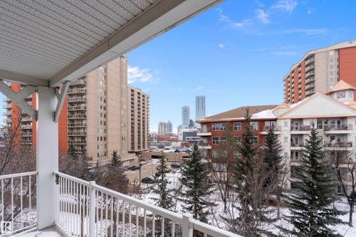 409 10221 111 Street, Edmonton, AB - Outdoor With Balcony