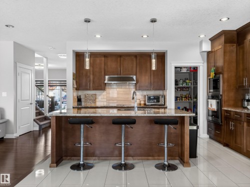 9917 162 Street, Edmonton, AB - Indoor Photo Showing Kitchen With Upgraded Kitchen