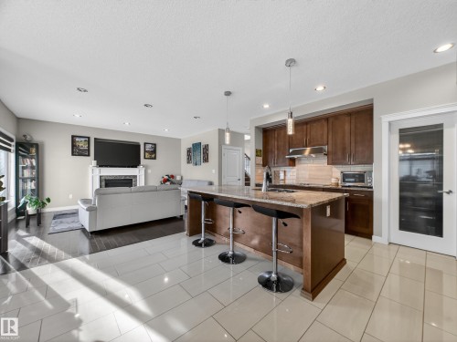 9917 162 Street, Edmonton, AB - Indoor Photo Showing Kitchen With Upgraded Kitchen